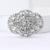 Fashion Alloy Rhinestone Court Style Brooch High-End Versatile Women'S Suit Cardigan Corsage Jewelry Pin