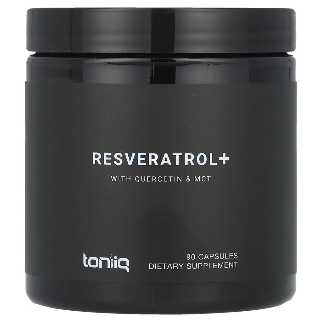 With Resveratrol+, Quercetin and Mct, 90 Capsules