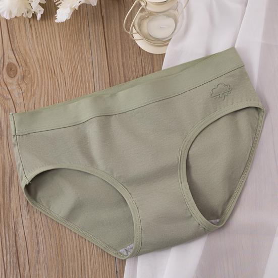 Женские трусы, женские трусы, однотонные, эластичные, антисептические, бесшовные, впитывающие влагу, со средней талией, с контролем живота, женское нижнее белье