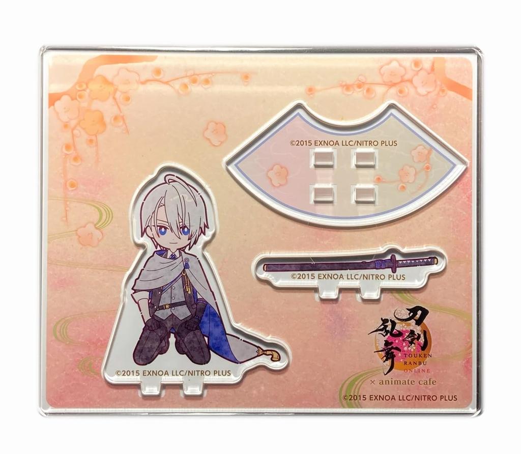 Touken Ranbu ONLINE" 10th Anniversary Part 2 × Animate Cafe Kneeling Mini Acrylic Stand Yamabagiri Chogi