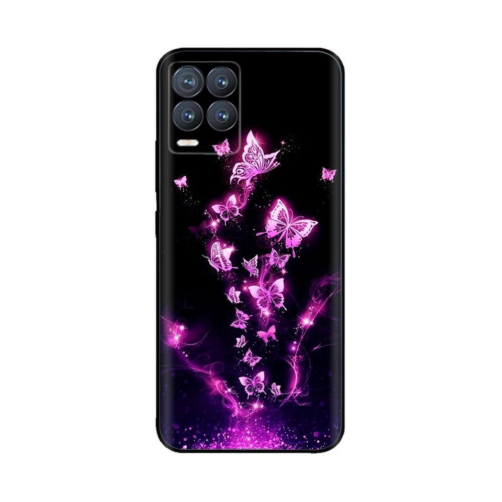 Чехол для Realme 8 Милый Мультяшный Расписной Силиконовый Задний Чехол для Realme 8 Pro 8i Realme8 4G RMX3085 Мягкий ТПУ Чехол для Телефона Coque Etui