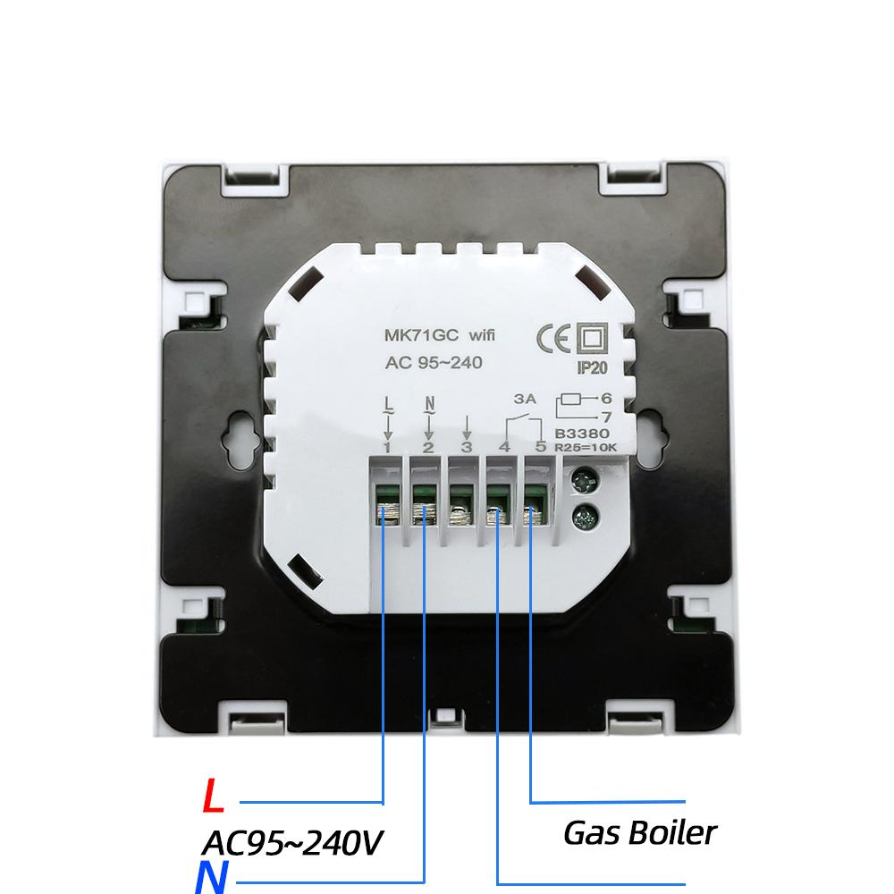 Термостат Tuya умный дом умный дом пульт дистанционного управления температурой умный термостат Alexa Google Home 95 ~ 240 В переменного тока