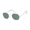 New Classic Octagon Square Sunglasses Women Luxury Fashion Metal Frame Unisex Men Designer Eyewear
