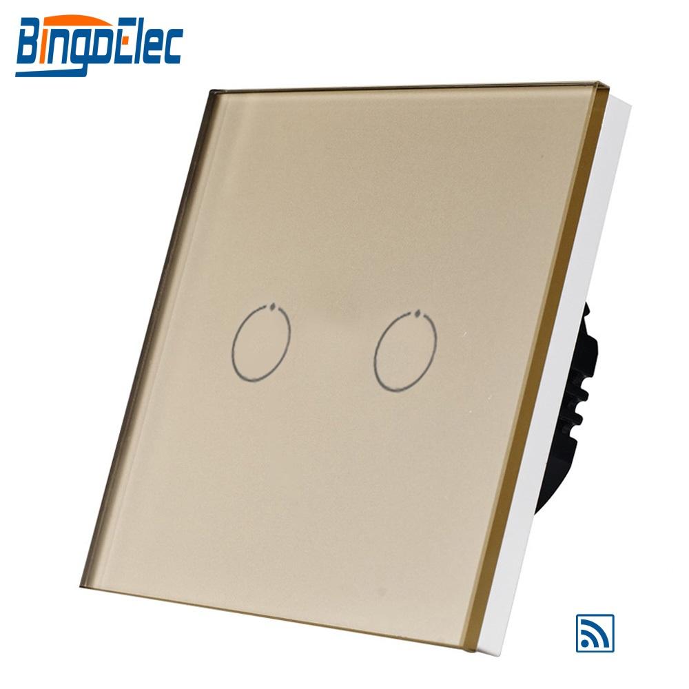 Bningoelec 2023 Best Selling Cheap Smart Light Switch Alexa Wifi Tuya 2gang Smart Home Wall Mechanical Touch Switch