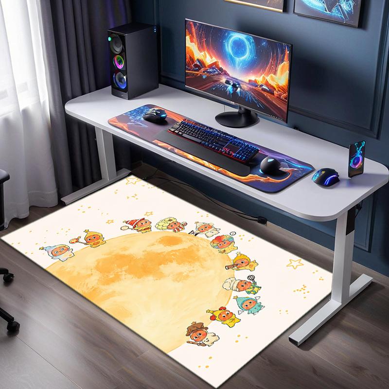 Twinkle Twinkle Star Friends Around Moon Carpet Printing Home Decor Bathroom Mat Fashion Room
