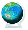 Yanoman 540-Piece Jigsaw Puzzle, 3D Globe Puzzle, Blue Earth II (Approx. 22.9cm Diameter), 2054-110 Piece, Includes Invoice Postcard, Base, and
