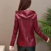 Spring Autumn Genuine Leather Jacket Women Clothes  Slim Hooded Real Leather Jacket Ladies Long Sleeves Sheepskin Coats 5XL
