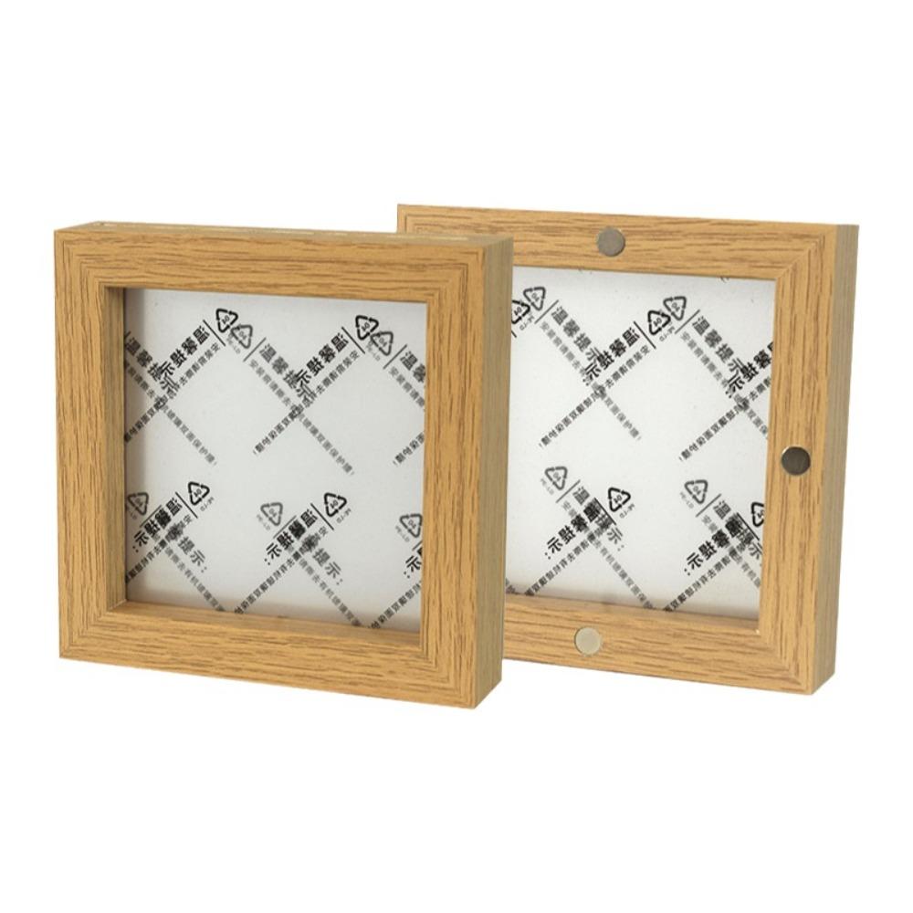 5PCS Square Puzzle Picture Frame Decorative Fridge Magnet Refrigerator Picture Frame Photo Display