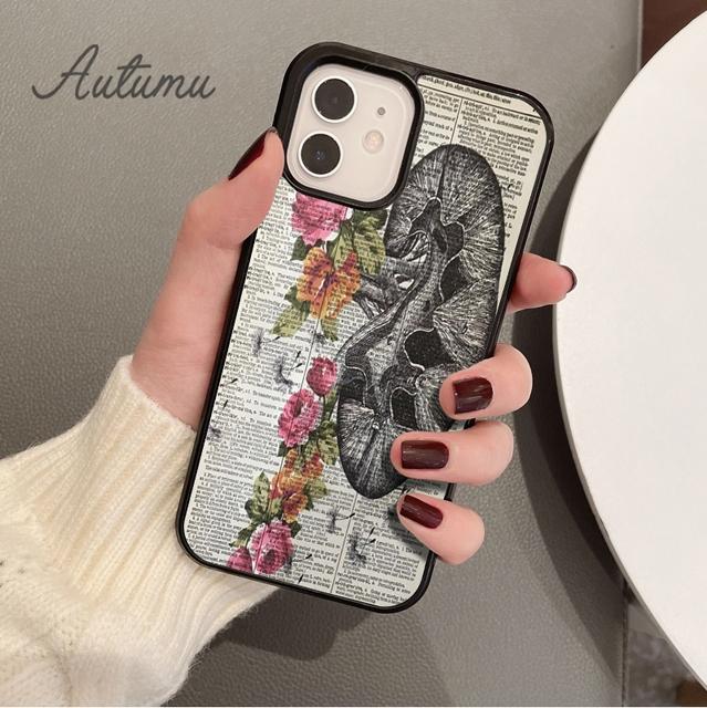 Чехол для телефона с анатомией человека для iPhone 11, 12, 13, 14 Pro Max mini X XR XS SE 2020 5, 6S, 7, 8 Plus, Samsung Galaxy S21 S22, чехол
