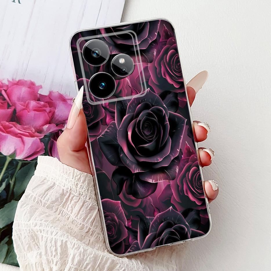 Чехол для Realme GT7 5G RMX5061 Новый Роскошный Расписной Мягкий Тонкий Чехол для Телефона Для Realme GT 7 Pro GT7 T RealmeGT 7T Fundas Бампер