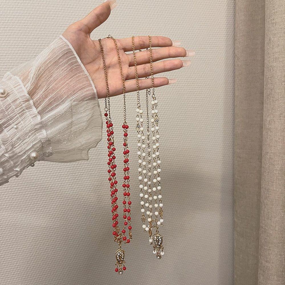 Прическа в стиле бохо Национальный стиль Цепочка на лоб Цепочка с бахромой Модные украшения Подвеска с кисточкой