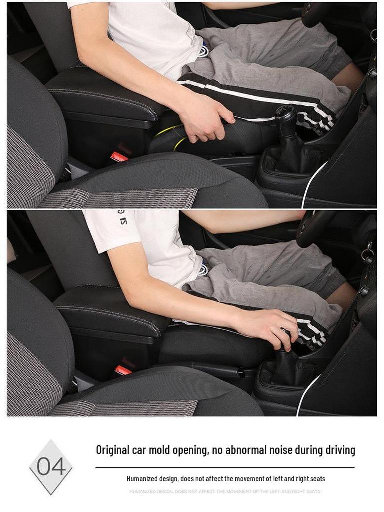 2018 VW Polo Бокс подлокотника и аксессуары для обновления центральной консоли 2017+