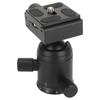 Panoramic Ball Head 360 Degree Rotating 38in Thread Metal Tripod Head with 14in Quick Release