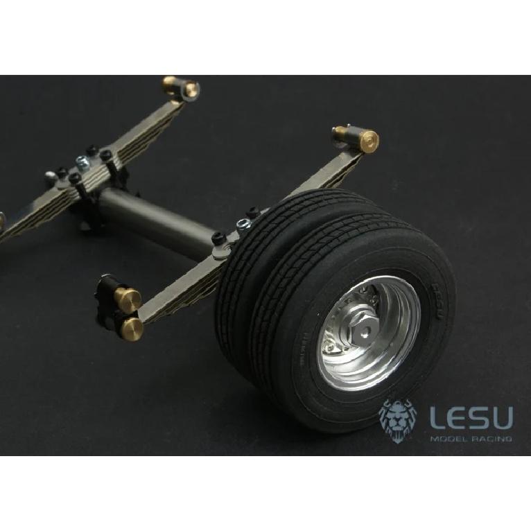 LESU 1/14 Tamiya Truck Engineering Semi-trailer Small Wheel Suspension
