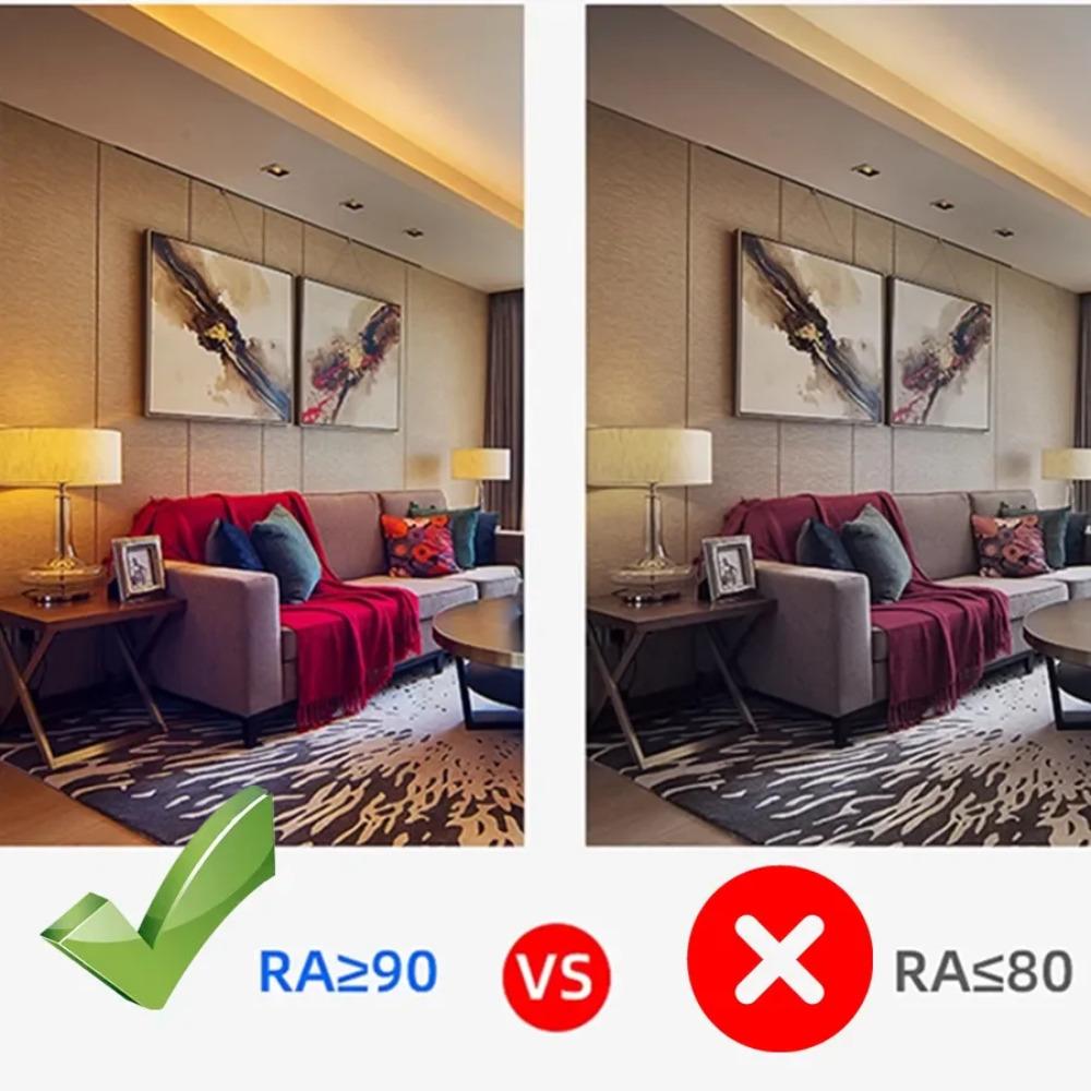 220V Led Strip Waterproof Lens COB Flexible Ribbon With Switch/Dimmable EU Plug For Room Bedroom Kitchen Outdoor Garden Lighting