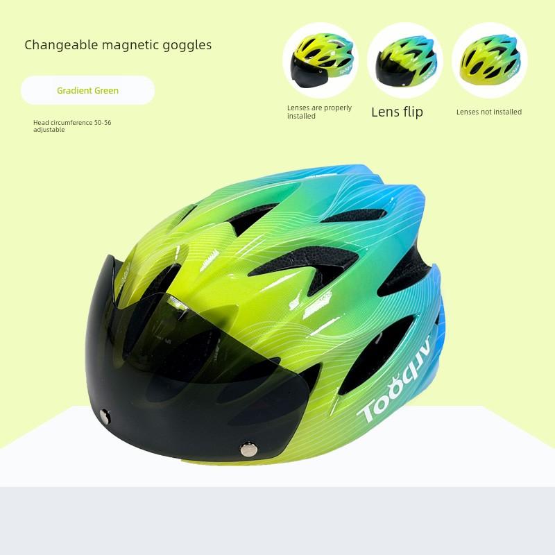 Tooquv Bicycle Helmets for Children Boy Cycling Helmet Girl Bicycle Mountain Bike Helmet Cycling Fixture