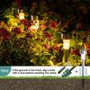 1/10pcs Solar LED Lights Outdoor Stainless Steel Stick Lights Solar Powered Landscape Lighting Roads Gardens Courtyards Lights