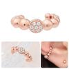 [Onm] Onm 14Kgp Cubic Ball Rose Gold Ring Bracelet Ear Cuff (S9593997)