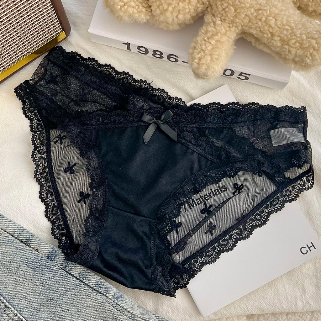 Нижнее белье женское сексуальное высококачественное кружево нежное элегантное бесследное прозрачное с низкой талией треугольные брюки женская сетка