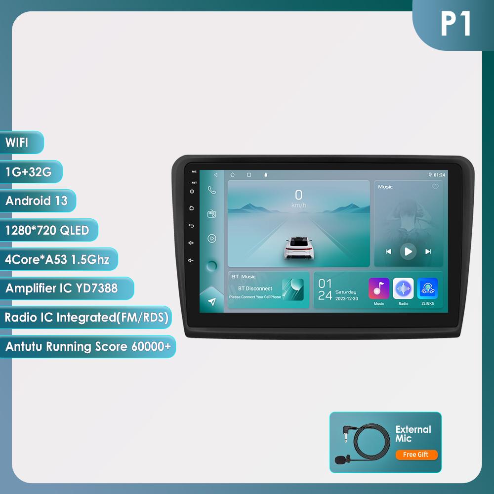 Hizpo Pro AI Android 13 Car Radio for Skoda Superb 2 2008 - 2015 Wireless CarPlay Android Auto Car Intelligent Systems Navigation GPS  Autoradio  DVR