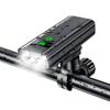 Rechargeable Bicycle Powerful High Large 5 Dimmable USB Bicycle Headlight with Battery Level IPX6 Mobile Easy Can Also Be Used As a Flashlight for