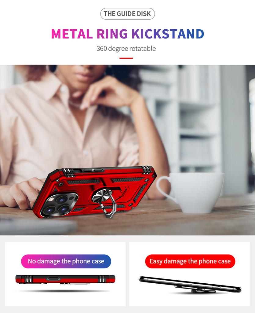 Magnetic Car Ring Holder Phone Cover For iPhone 14 13 12 11 Pro Max 13 12 Mini 14 Max Case For iPhone XR X XS Max 7 8 Plus Funda