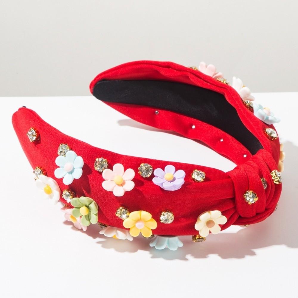 Baroque Sweet Headbands Candy-colored Rhinestone Headband New Women's Hair Accessories