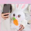 Rabbit Plush Moon Toy Carrot Cute Cartoon Girl Holiday Doll Valentine Gift Day