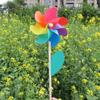 DIY Wood Stick Yard Ornaments Wind Spinner Garden Decor Windmill Kids Toy