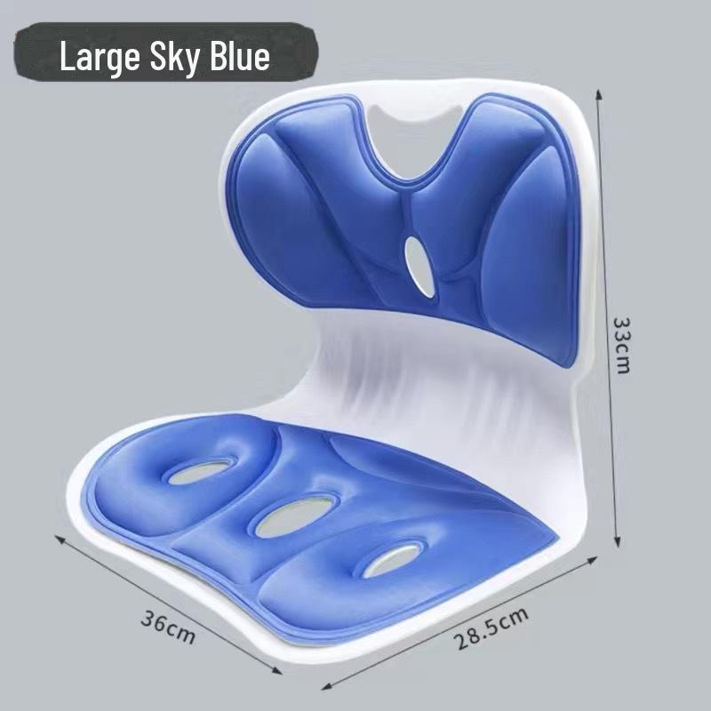 Эргономичная дышащая подушка для поддержки талии для коррекции осанки и комфорта при длительном сидении