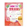 Step-by-Step Drawing Book Lovely Educational Early Learning Food Animal-Themed Coloring Book Easy to Draw