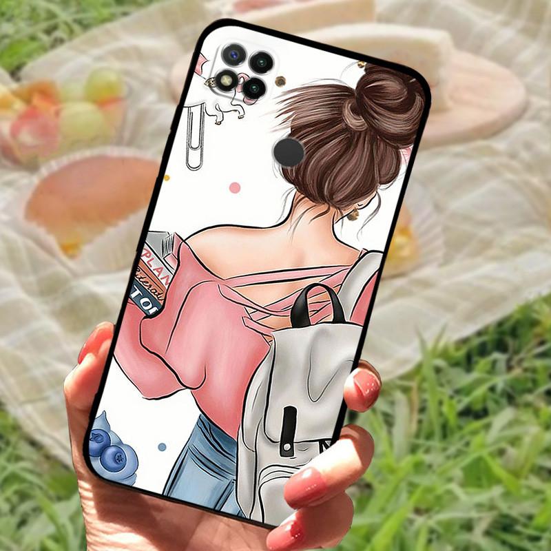 Для Redmi 9C NFC Чехол Модный Роскошный Силиконовый Задняя Крышка Телефона Для Xiaomi Redmi 9A 9C 9T Мягкие Ударопрочные Чехлы Fundas Бампер