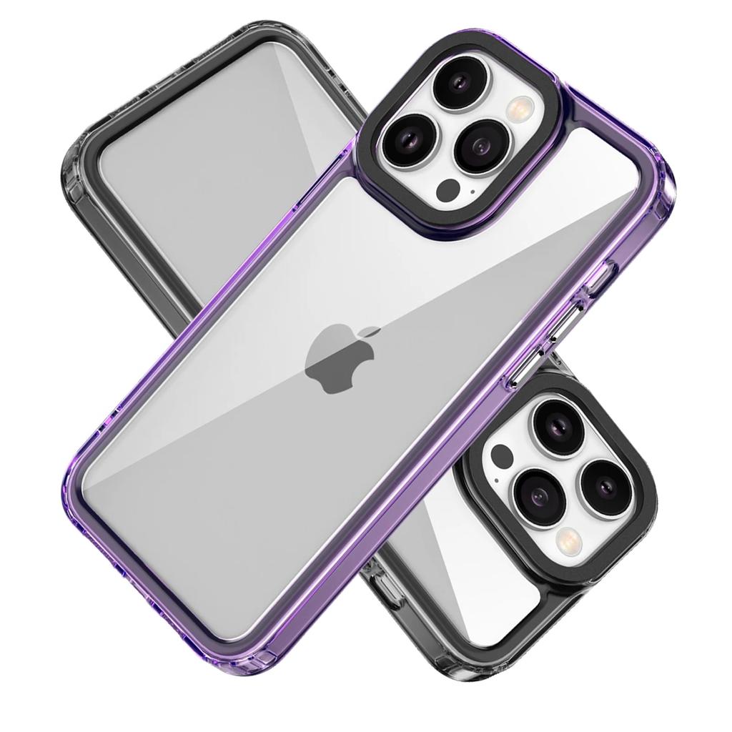 High Quality Acrylic Shockproof Clear Case For iPhone 15 Pro Max 14 Pro 13 12 11 Pro XS Max XR X 8 7 Plus SE 2022 SE2 SE3 Back Transparent Cover