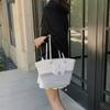 Large Woven Tote Bag For Women 2023 Summer Fashion Sunflower Handbag Casual Vacation Shoulder Bag
