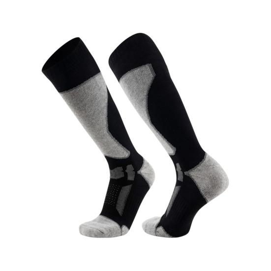 1 пара носков для катания на лыжах выше колена, зимние термоноски, теплые, противоскользящие, ветрозащитные, для сноуборда