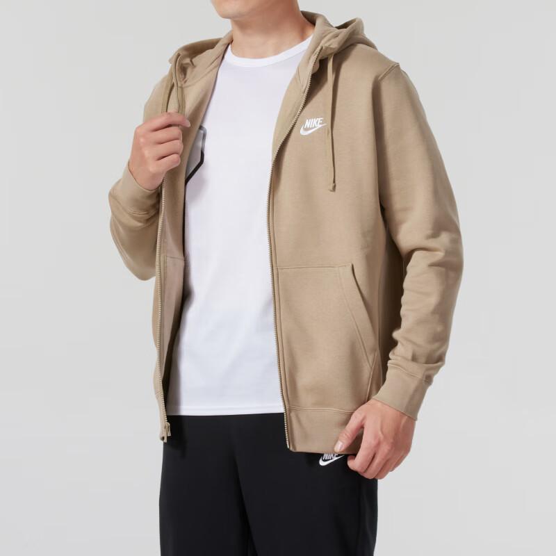 Nike Спортивный клубный свитшот мужской коричневый BV2646-247