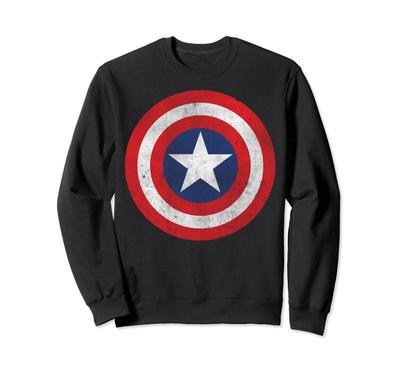Свитшот с графикой классического щита Капитана Америки Marvel