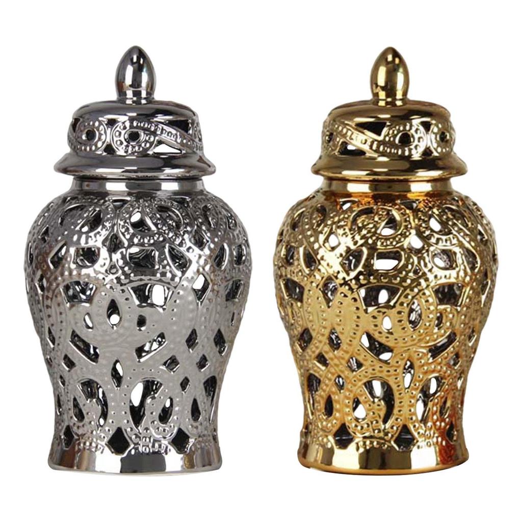 Фарфоровая ваза-имбирница, декоративная ваза для цветов, домашний декор, цветочная композиция для книжной полки, рабочего стола, помещения, кафе, офиса