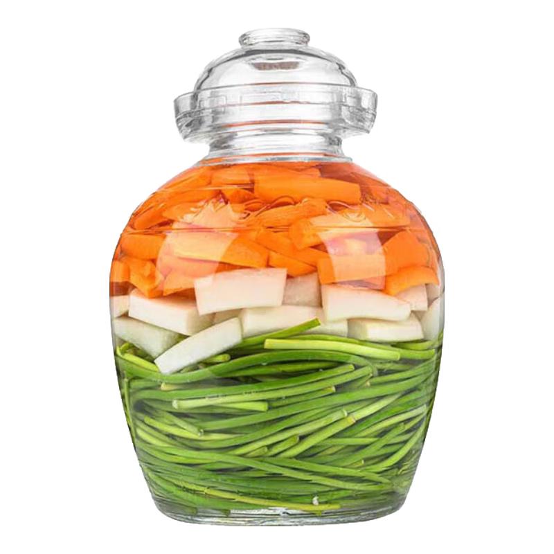 Стеклянная банка для маринования и кимчи с герметичной крышкой