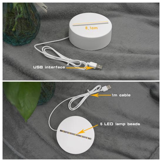 1 комплект алмазная живопись ночник долговечный USB питание милая форма медузы настольная лампа для украшения дома