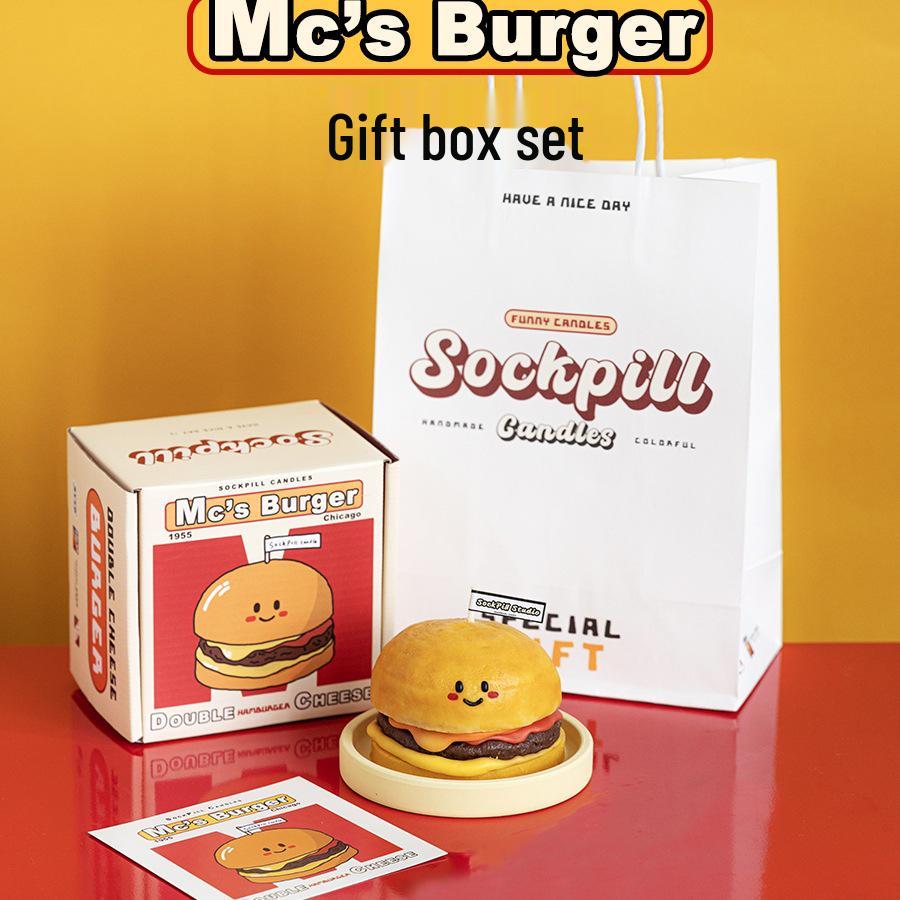 Оригинальная ароматическая свеча "McBurger" - Уникальный подарок на день рождения и сувенир из Макдоналдс