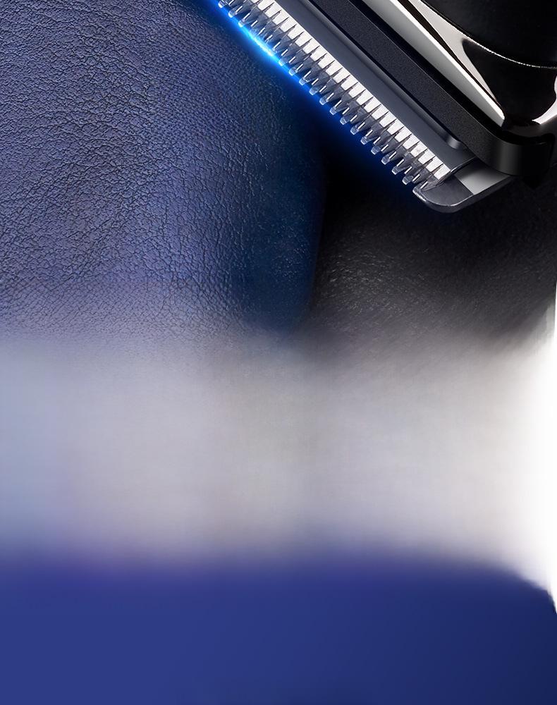 Электрическая машинка для стрижки волос с аккумулятором для мужчин, нулевым лезвием и функцией карвинга