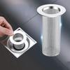 Kitchen Stainless Steel Sink Strainer Floor Drain Sewerage Hair Strainer Anti-blocking Floor Drain Sewerage Floor Drains