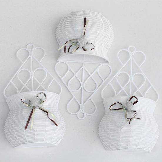 Цветочная корзина, полая, устойчивая к царапинам, белая цветочная композиция, садовая корзина, кашпо, принадлежности для садоводства