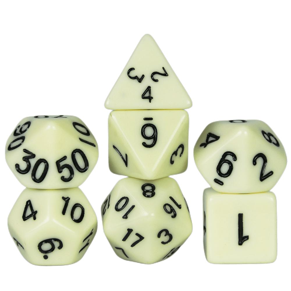 Набор игральных костей 7 шт. игральные кости для ролевых игр DND RPG настольные игровые аксессуары DND многогранные игральные кости