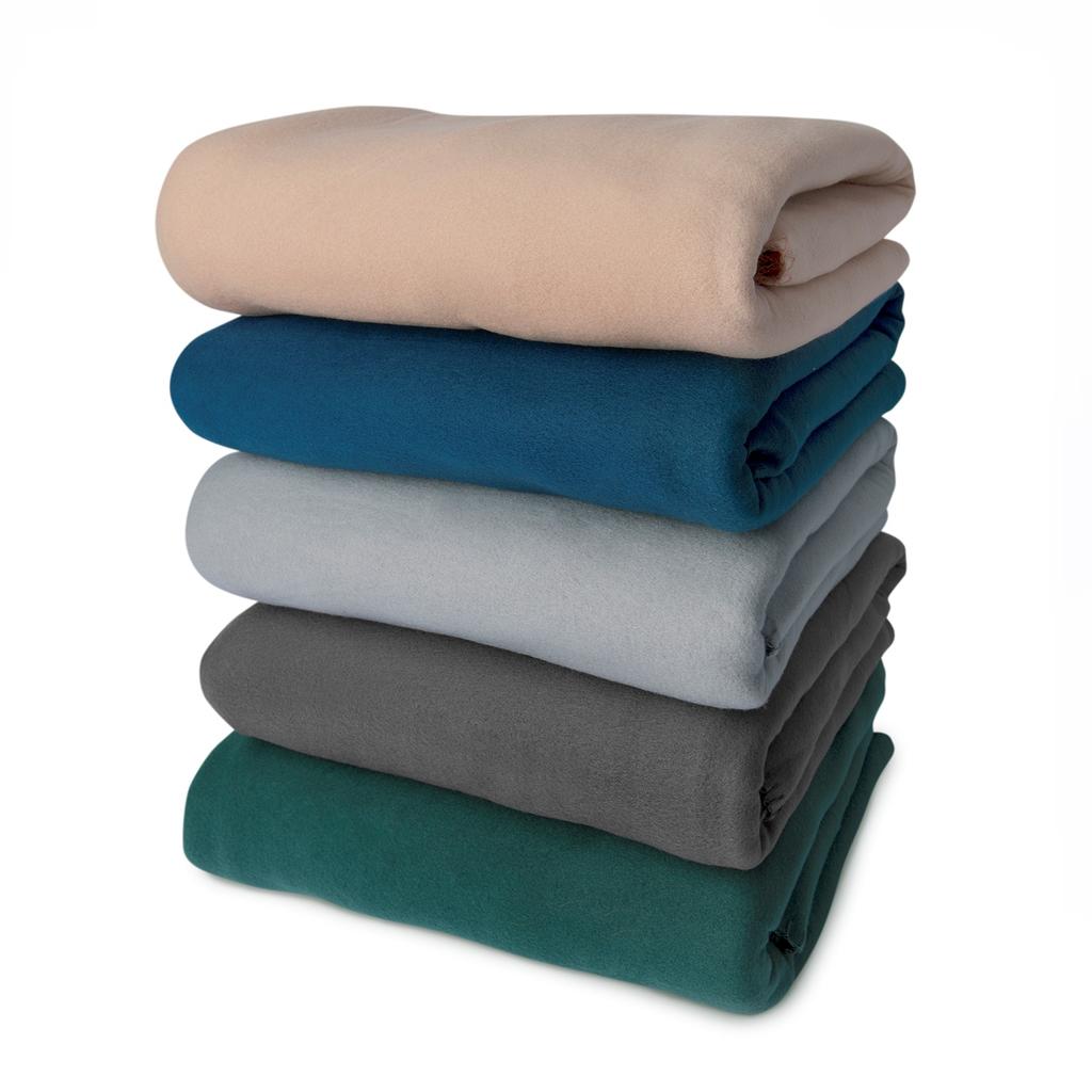 LUKKA fleece blanket 150x200, dark green