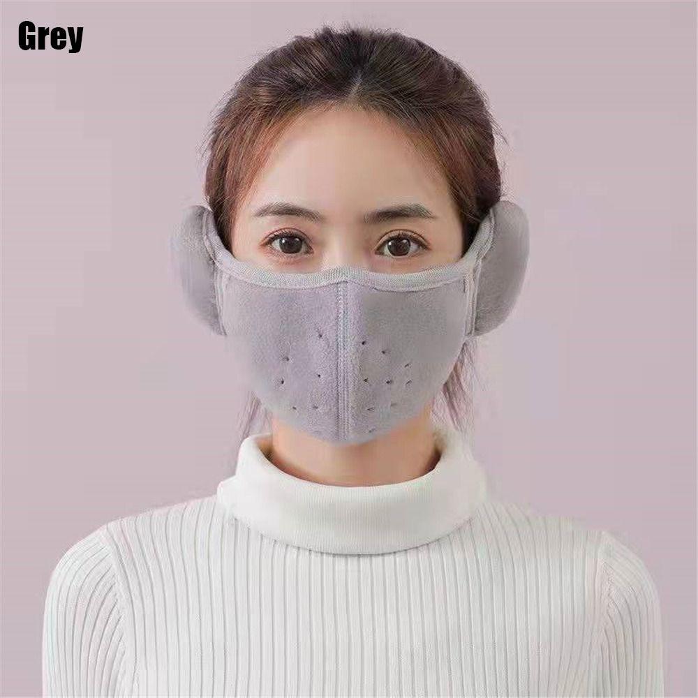 Winter Earlap Breathable Warm Masks Ear Warmer Cold-proof Earmuffs Fleece Mouth Cover
