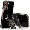 Роскошный чехол-подставка «Астронавт» для Samsung Galaxy S25 Ultra S24 FE S23 Plus S22 S21 A54 A34 A52 A53 5G A14 Покрытие Силиконовый чехол для телефона
