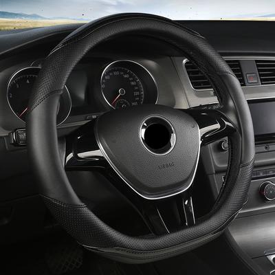 Автомобильный чехол на руль DERMAY из искусственной кожи для VW Golf Polo Passat Bora Touran UP! Тигуан Джетта Жук Терамонт Авто