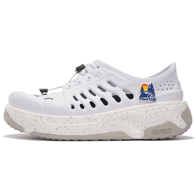 Li Ning Pangu Trek EVA Breathable Rebound Low-Top Sports Casual Shoes Men Sneakers Standard-White AZGS017-2